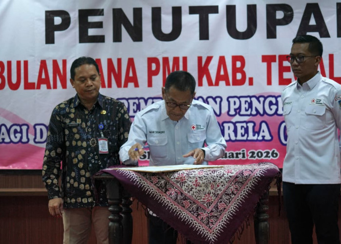 Bulan Dana PMI Kabupaten Tegal Tembus Rp2,33 Miliar, Peringkat 3 Terbesar di Jawa Tengah