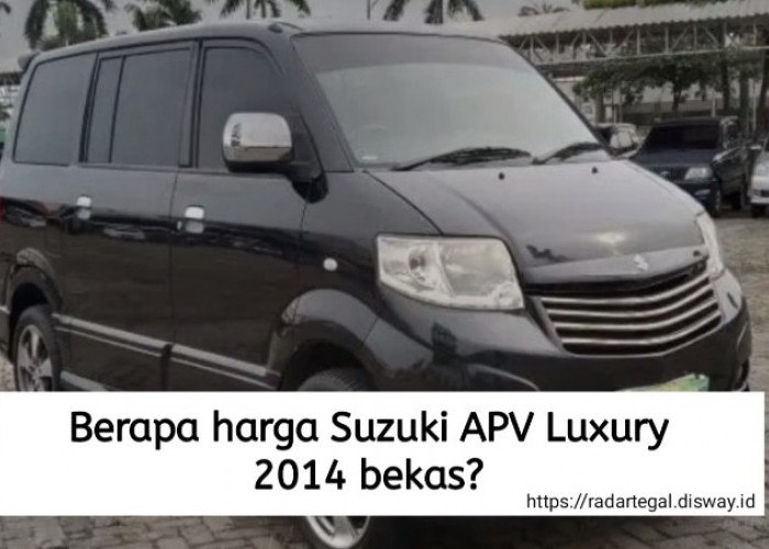 Berapa Harga Suzuki APV Luxury 2014 Bekas? Begini Tips Membelinya agar Aman dari Penjual yang Nakal