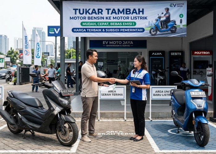 Motor Bensin Bisa Tukar Motor Listrik? Begini Cara dan Syaratnya