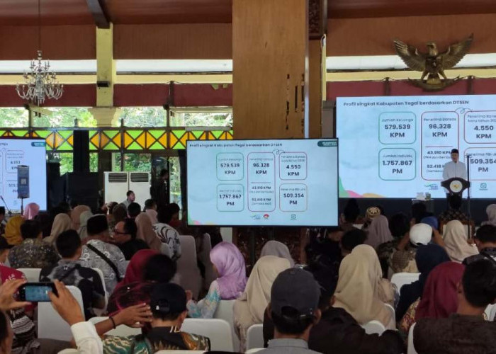 Hadir di Kabupaten Tegal, Mensos Ungkap Akar Masalah Bansos Tidak Tepat Sasaran