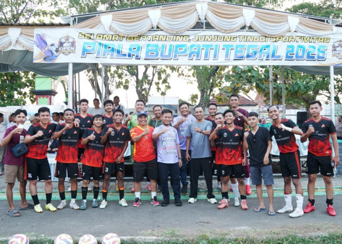Bupati Cup 2026 Jadi Wadah Pembinaan Bibit Pesepak Bola Kabupaten Tegal