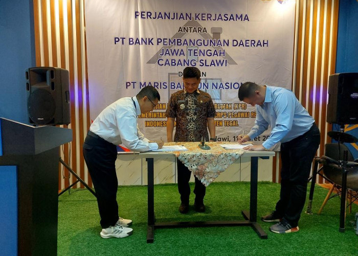 Bank Jateng Slawi Beri Fasilitas Kredit Perumahan Murah Anggota KORPRI Kabupaten Tegal