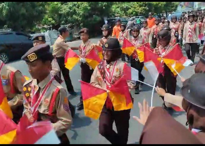 Delapan Siswa MTs Model Ihsaniyah Terpilih Jadi Anggota Inti Pasukan Estafet Tunas Kelapa Kwaran Tegal Barat