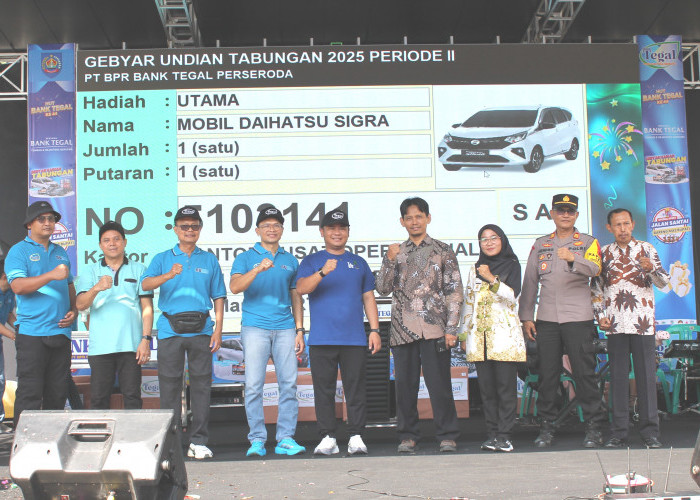 Rayakan HUT ke-44, Bank Tegal Gelar Gebyar Undian Tabungan Berhadiah Periode II 2025