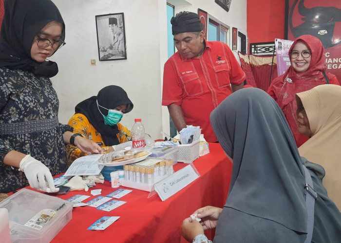 Dilengkapi Pap Smear, PDI Perjungan Buka Layanan Kesehatan Gratis Bagi Warga di Tegal