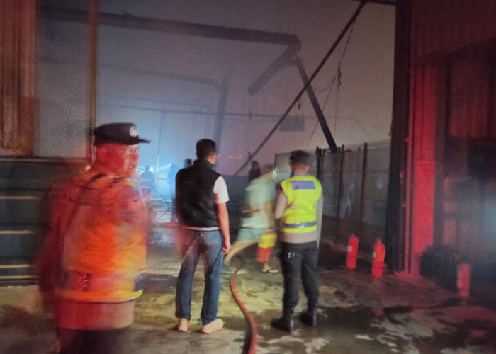 Kebakaran Gudang Pabrik Furniture di Pantura Tegal Telan Kerugian Hingga Rp15 Miliar 