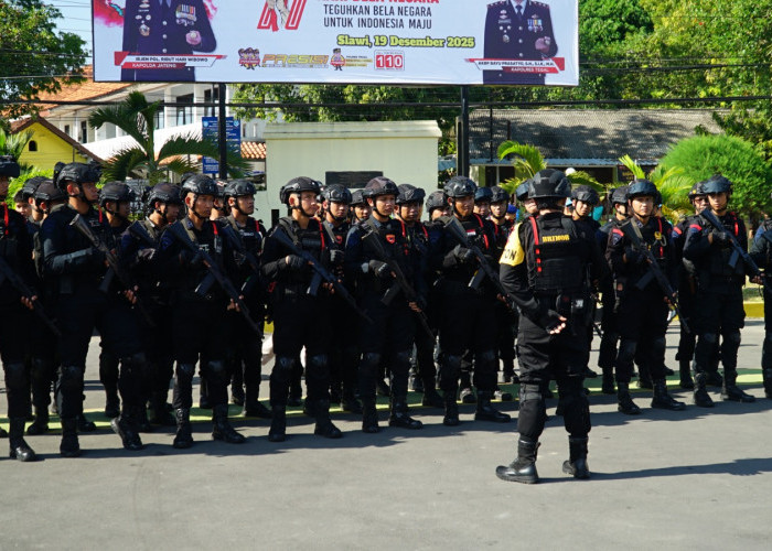 Operasi Lilin Candi 2025: 50 Personel BKO Brimob Dilibatkan dalam Pengamanan di Kabupaten Tegal
