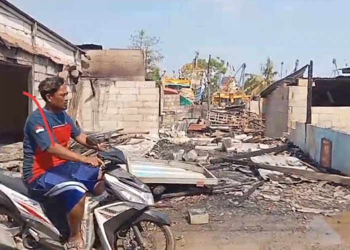 Tujuh Gudang dan Satu Kapal Sampan di Kluwut Brebes Terbakar, Kerugian Ditaksir Capai Ratusan Juta