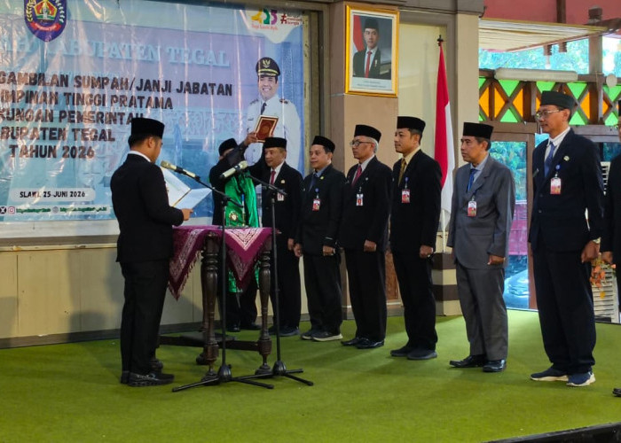 Rotasi Besar-besaran, Tujuh Pejabat Eselon II Tegal Resmi Bergeser