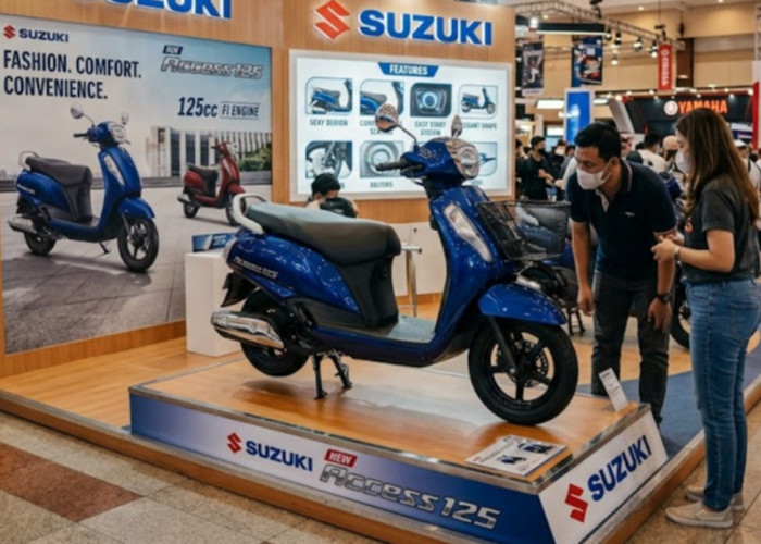 Review Suzuki Access 125, Skutik Body Kaleng Bergaya Klasik Mirip Vespa yang Cocok Buat Harian