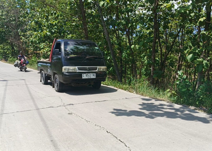 Struktur Tanah Labil, Ruas Jalan di Brebes Kembali Rusak