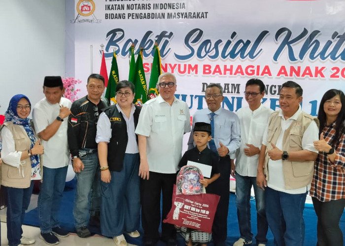 Ikatan Notaris Indonesia Gelar Khitanan Massal Gratis di Tegal, 125 Anak Tersenyum Lega