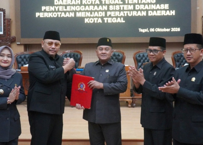 Resmi Disahkan! Ini Poin Penting Perda Drainase Perkotaan Tegal