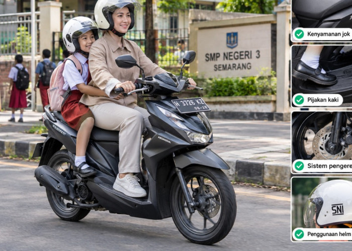 Motor Matic untuk Ibu Antar Jemput Anak, 4 Hal Ini Wajib Diperiksa agar Nyaman dan Aman