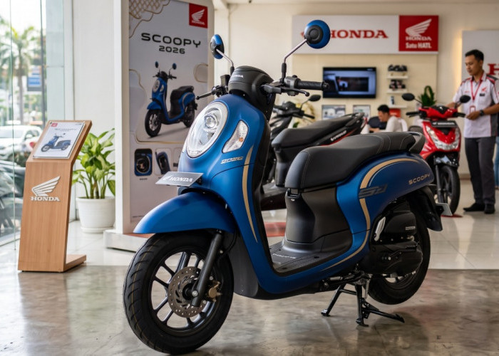 Spesifikasi Honda Scoopy 2026: Pakai Sampingan Sạc Type-C, Makin Hemat dan Stylish