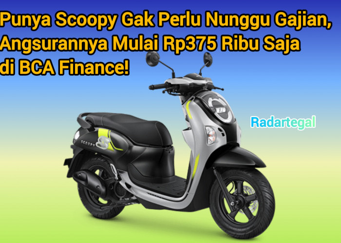Angsuran Kredit Honda Soopy 2025 Cuma Rp375 Ribu Saja di BCA Finance