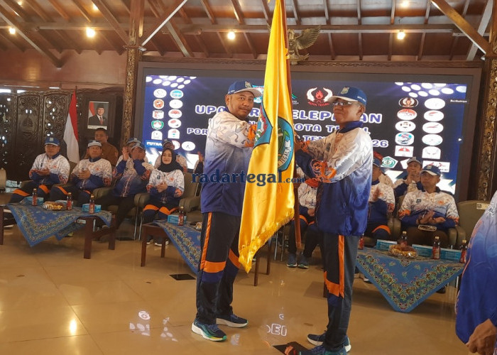 Targetkan 15 Medali Emas, Kontingen Porprov Kota Tegal Resmi Dilepas