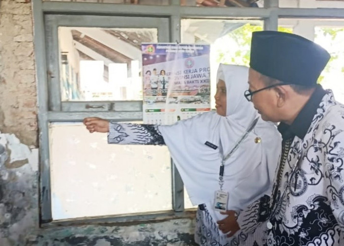 Rusak Parah, Kondisi Bangunan SD Negeri 2 Wanamulya Kabupaten Pemalang Memprihatinkan  