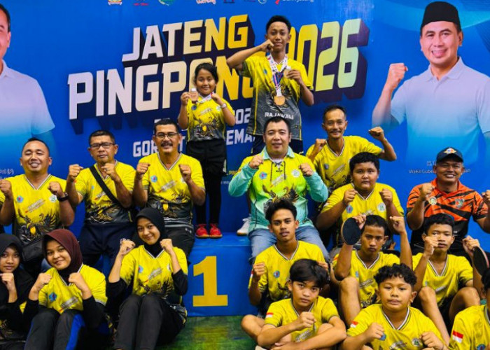 Raih Medali Emas, Atlet PTMSI Brebes Ukir Sejarah di Kejurprov