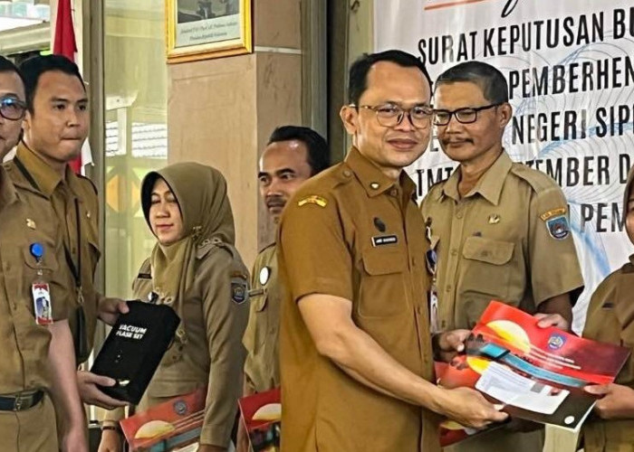 Dapat Kenaikan Pangkat, 70 PNS Kabupaten Tegal Masuk Masa Purna Tugas