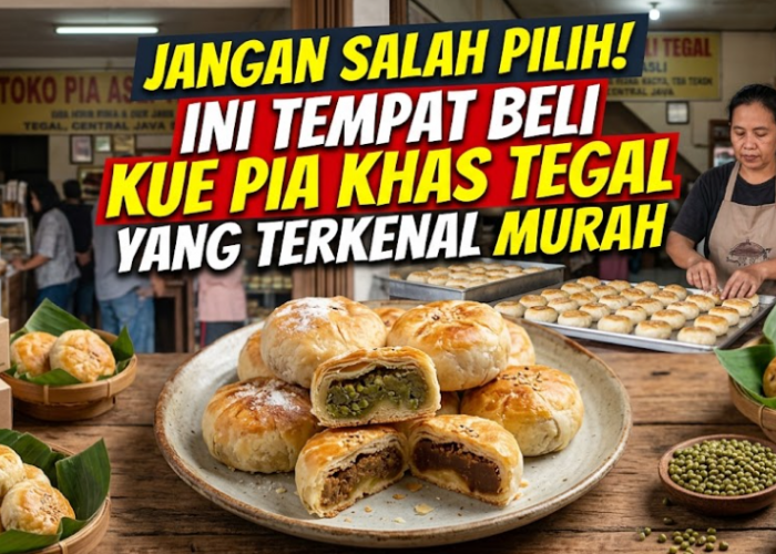 Jangan Salah Pilih! Ini Tempat Beli Kue Pia Khas Tegal yang Terkenal Murah