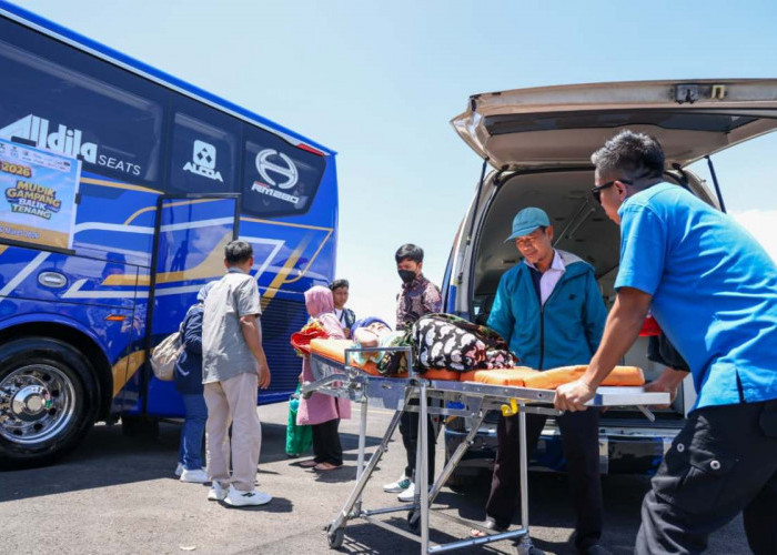 Mudik Gratis ke Jateng dari Bandung, Taj Yasin Beri Pelayanan Khusus Pemudik Hidrosefalus
