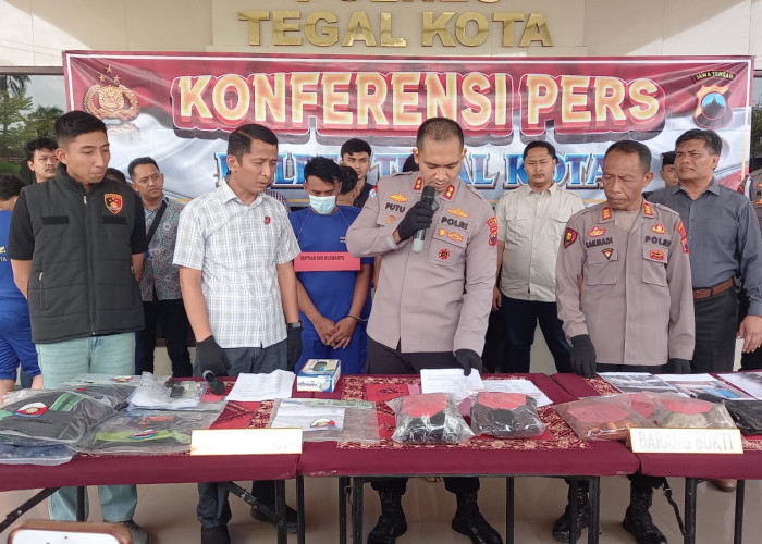 Panik, Dua Pelaku Curanmor di Tegal Gagal Kabur Setelah Tabrak Tiang