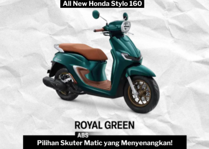 All New Honda Stylo 160, Skuter Matic Fashionable dengan Garansi hingga 5 Tahun
