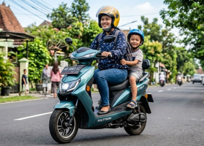 5 Motor Listrik Paling Nyaman untuk Boncengan Anak, Aman dan Cocok untuk Keluarga