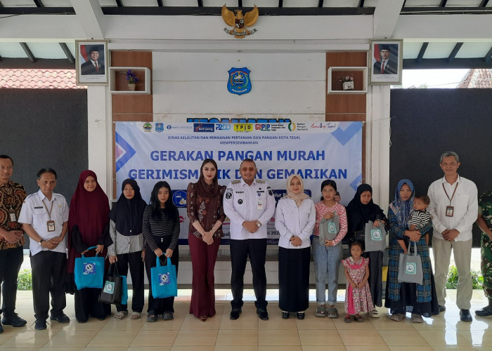 Tekan Stunting dan Jaga Stabilitas Harga, DKPPP Gelar Gerakan Pangan Murah di Tegal