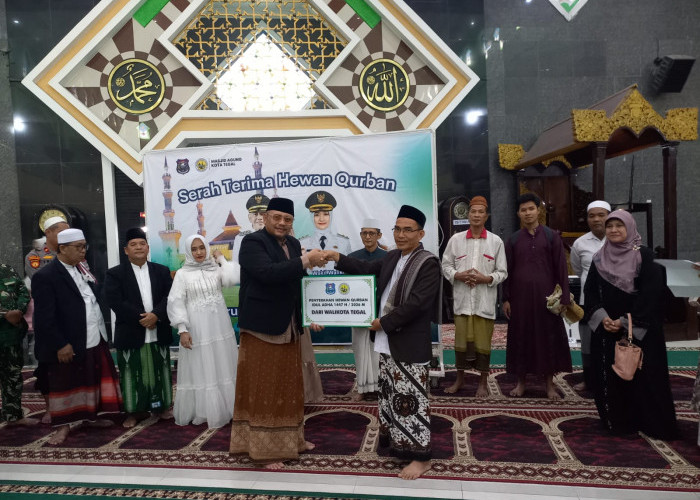 Salat Iduladha di Masjid Agung Tegal, Wali Kota Ajak Perkuat Kepedulian dan Semangat Berkurban