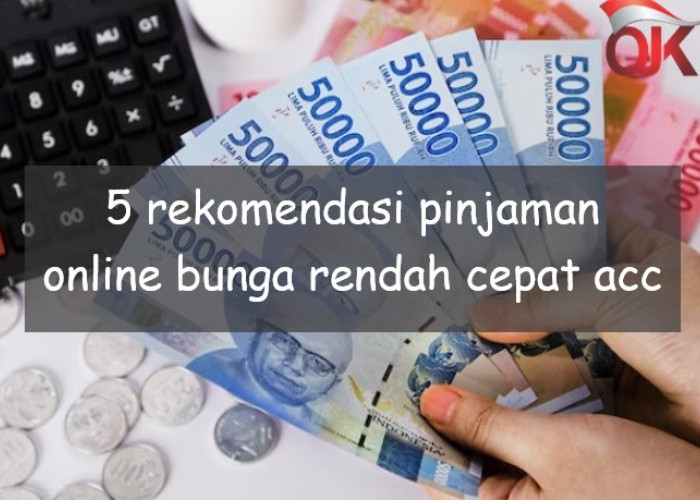 5 Rekomendasi Pinjol Bunga Rendah Cepat Acc Legal OJK, Bisa Cair ke Rekening Bank atau e-Wallet