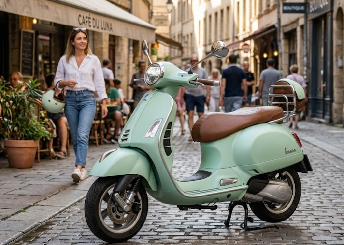 Motor Listrik Mirip Vespa Matic yang Paling Populer, Solusi Gaya Tetap Hemat