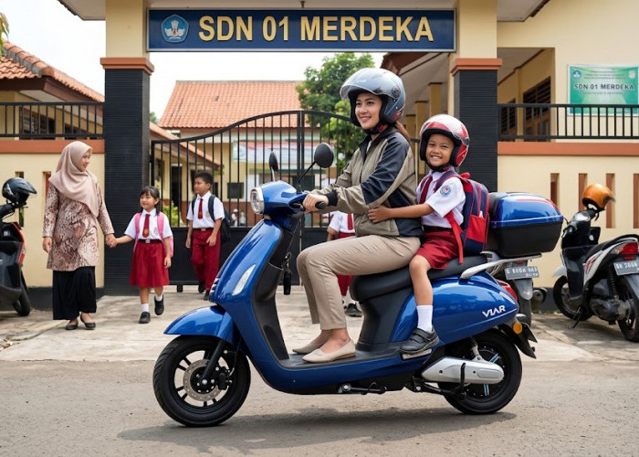 4 Motor Listrik Viar Murah 2026 yang Cocok Buat Antar Jemput Anak Sekolah