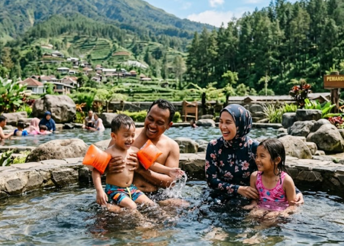 Wisata Pemandian Air Hangat di Tegal yang Ramah Anak, Pilihan Terbaik untuk Liburan Sekolah