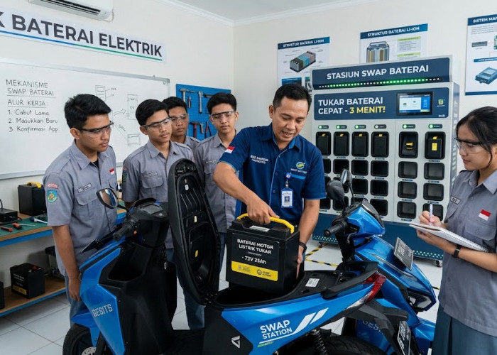 Kelebihan dan Kekurangan Baterai Motor Listrik Tukar, Wajib Tahu Sebelum Beli