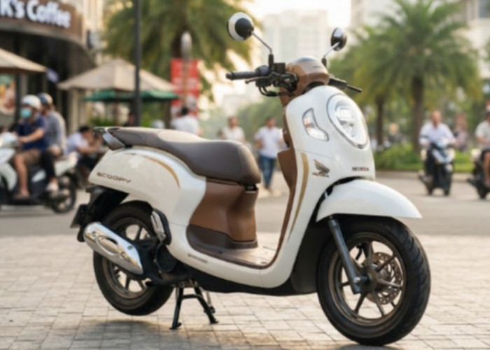 Tampil Makin Modis Desain Retro Modern Anyar! Cek Honda Scoopy 2026 Ini