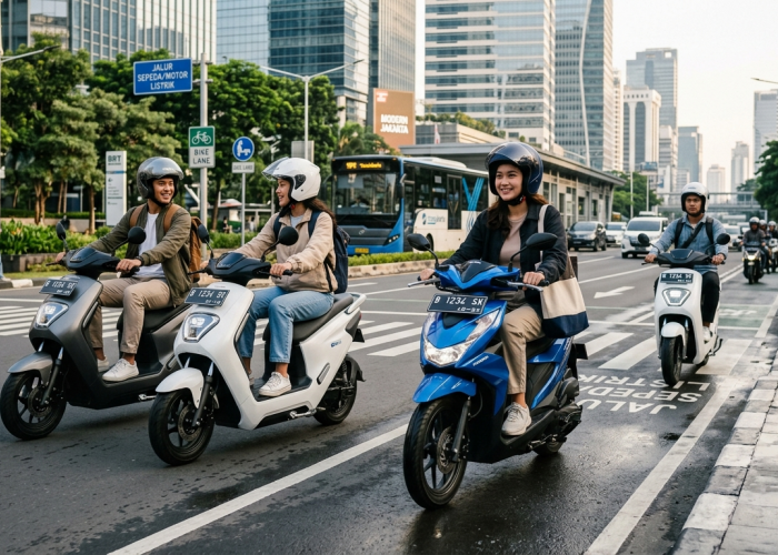 Wow, daftar motor listrik Honda Ini Tawarkan Fitur Paling Canggih!