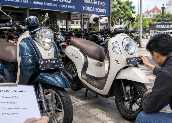Cari Motor Retro Bekas Rp10 Jutaan? Cek Tahun Yamaha Fino dan Honda Scoopy