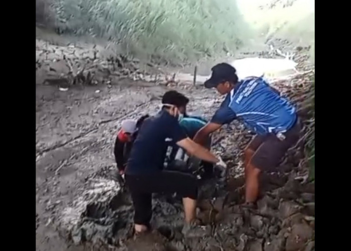 Mayat di Sungai Babakan Sutamaja Brebes Gegerkan Warga