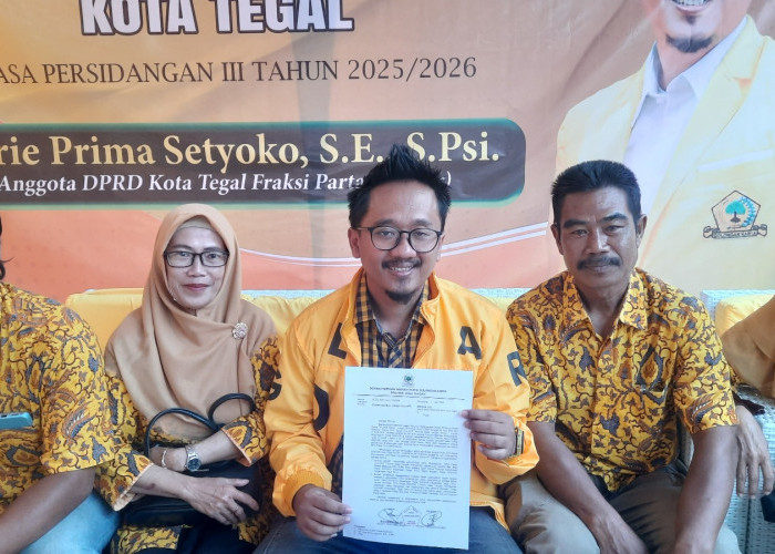 Kantongi Rekomendasi DPD Jateng, Anggota DPRD Kota Tegal Mantap Maju Pencalonan Ketua PK Golkar Tegal Timur 