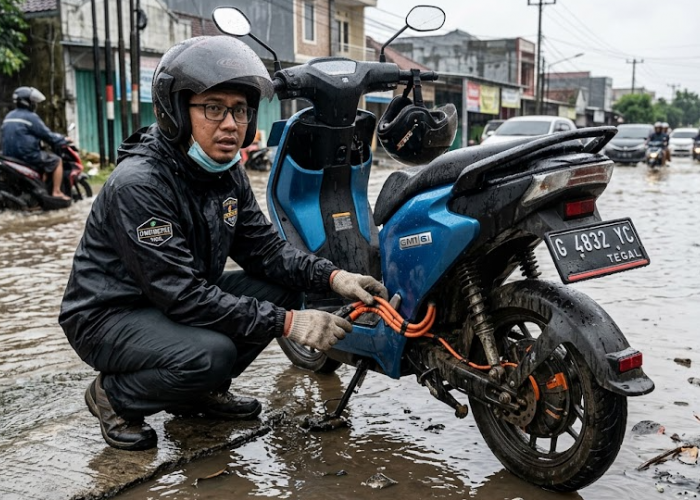Motor Listrik Terendam Banjir Apakah Aman? Ini Batas dan Solusi Penyelamatan yang Wajib Kamu Tau!