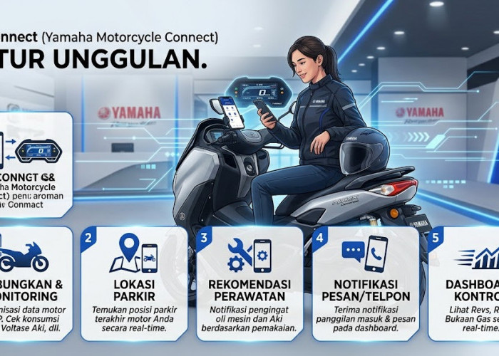 Review Fitur Y-Connect Yamaha, Bisa Lacak Lokasi Parkir Terakhir