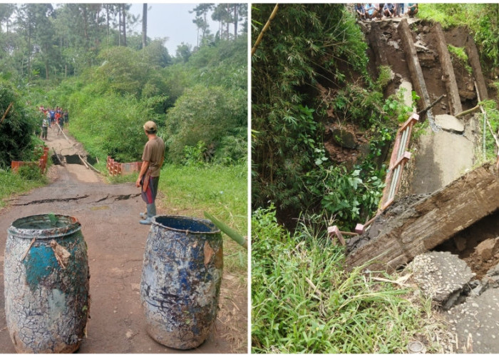 Jembatan Kalibuntu Brebes Ambruk Digerus Banjir, Ratusan KK di Cilibur Terisolasi