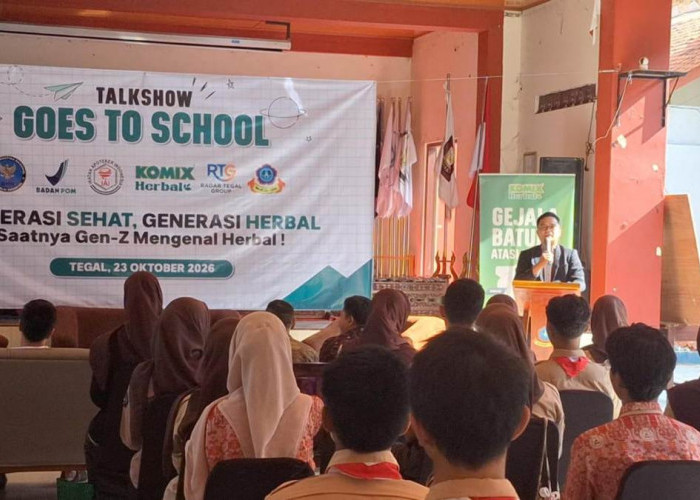 Gendeng Radar Tegal, Komik Herbal Goes To School Cetak Duta Herbal Muda di SMAN 1 Kota Tegal