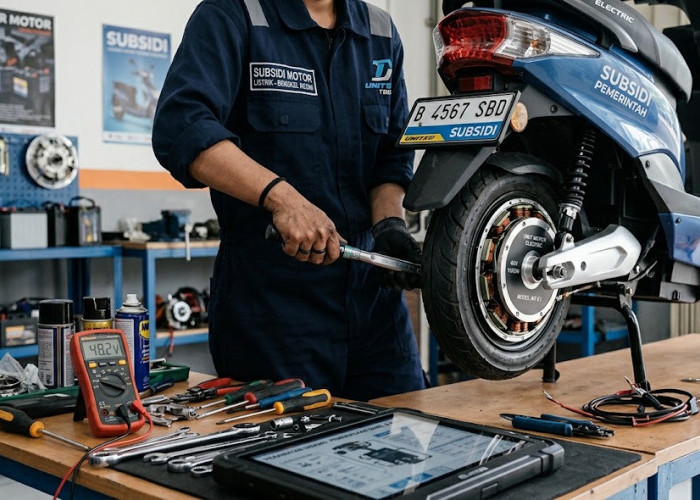 Motor Listrik Subsidi Mau Awet 3 Tahun? Ini Jadwal Servis dan Komponen yang Wajib Dicek