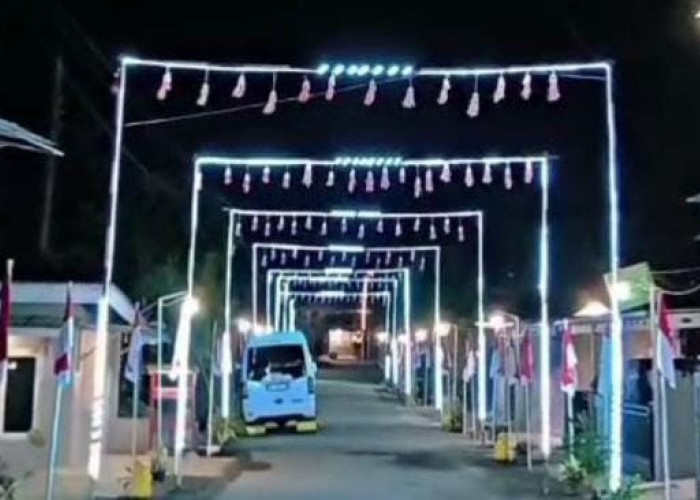 Kemeriahan HUT ke-81 RI di Desa Beluk Pemalang: Lampu Hias Nyala Malam Hingga Sepak Bola Wanita