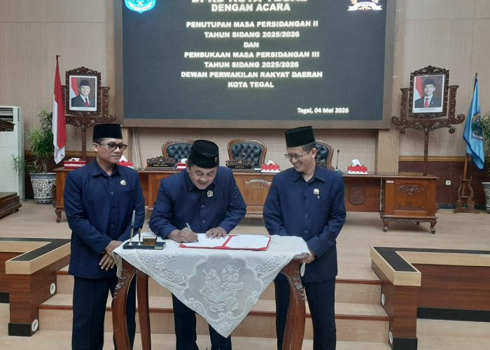 Tutup Masa Persidangan II 2025/2026, DPRD Kota Tegal Gelar Rapat Paripurna