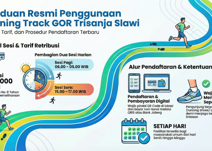 Running Track GOR Trisanja Slawi Resmi Dibuka untuk Umum, Cek Jadwal dan Harga Tiketnya!