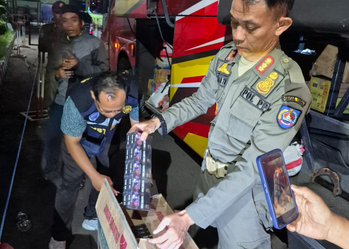 Ribuan Batang Rokok Ilegal di Kabupaten Tegal Diamankan
